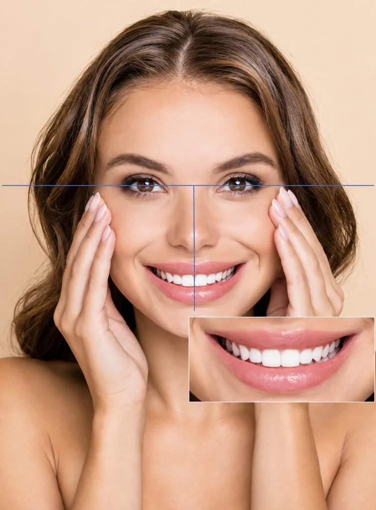 Editorial natural portrait of a person smiling softly in warm studio light